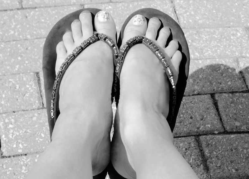 Das passiert tatsächlich, wenn man Flip-Flops trägt