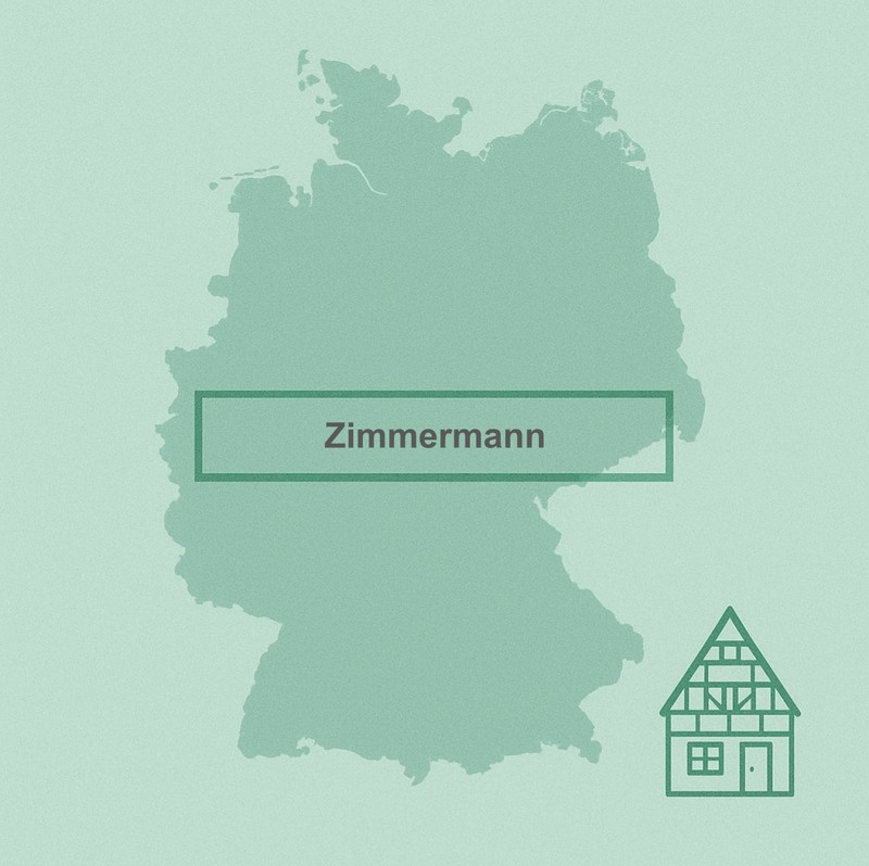 Der Nachname Zimmermann stammt aus dem Mittelalter.