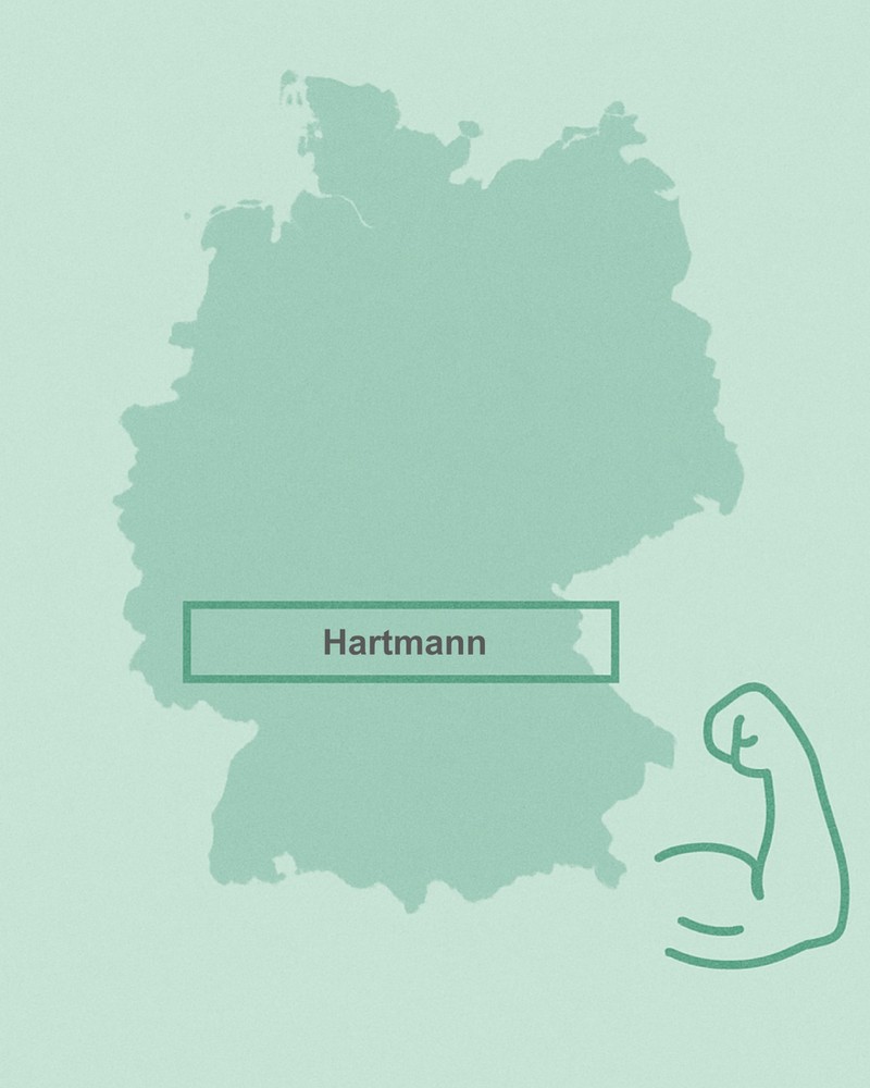 Einige Nachnamen sind in Deutschland extrem häufig.