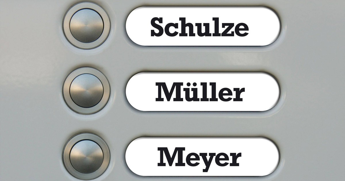 Das sind die häufigsten Nachnamen Deutschlands