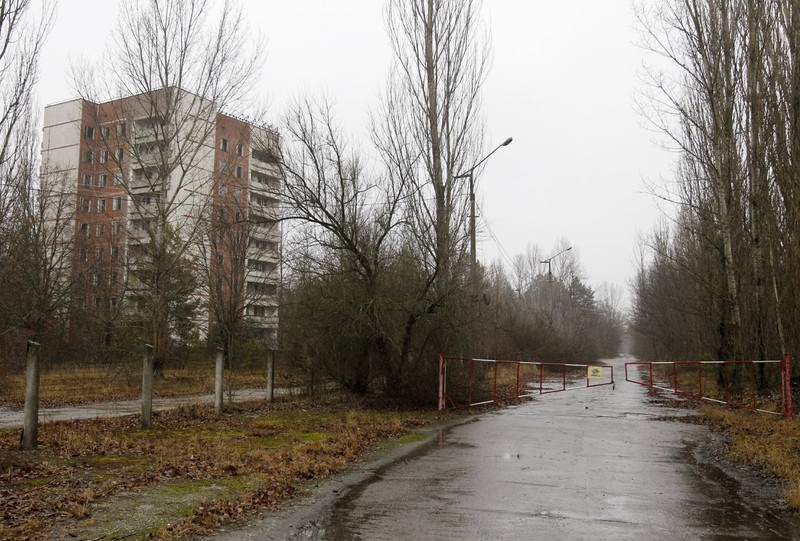 Die ukrainische Stadt Pripyat ist aufgrund des Unglücks von Tschernobyl unbewohnt