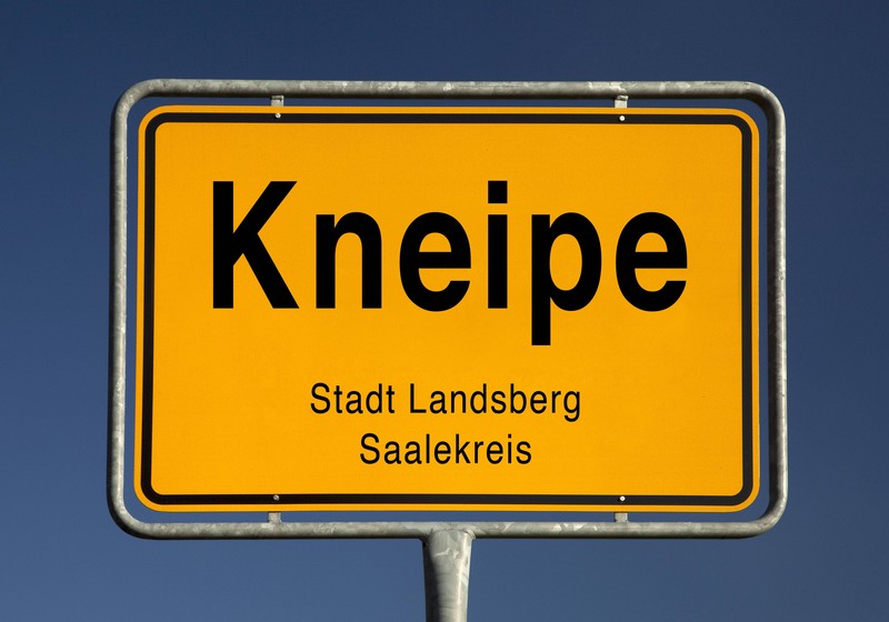 Auch Kneipe ist ein Ortsname.