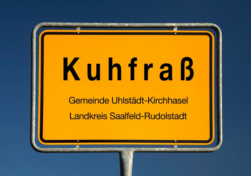 Kuhfraß ist ein sehr besonderer Ortsname.