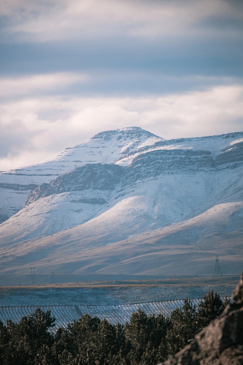 Auch Südafrika hat Berge mit Schnee.
