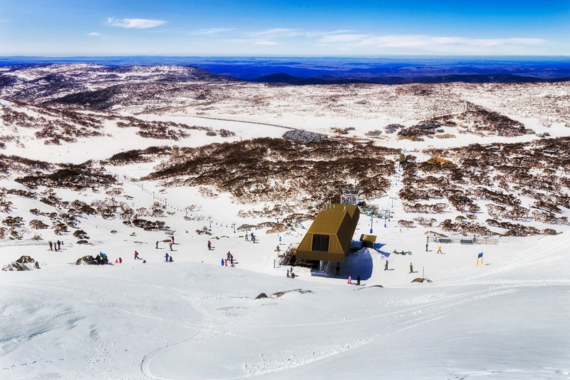 In Australien gibt es ebenfalls Skigebiete.