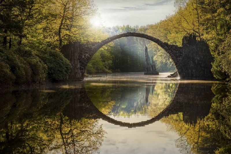 Der Kromlauer Park in Sachsen ist wunderschön.