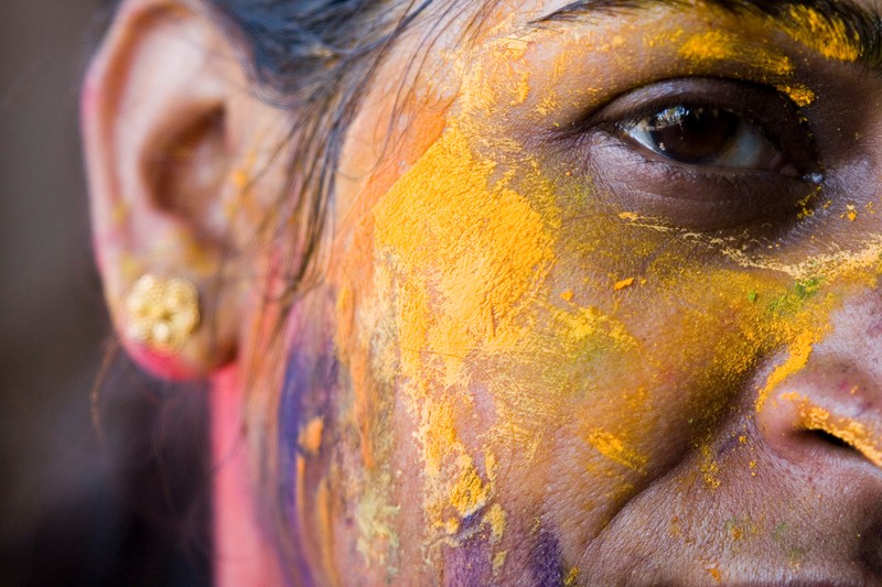 So läuft ein Holi Festival in Indien ab.