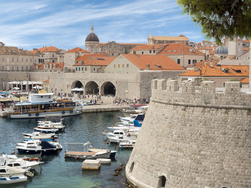 Zu sehen ist die Stadt Dubrovnik in Kroatien.