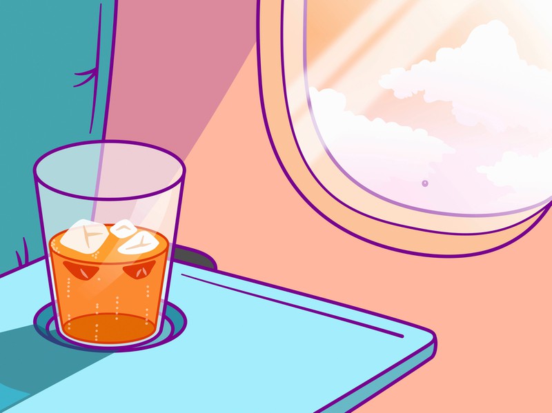 Man sollte im Flieger lieber auf Eiswürfel im Getränk verzichten. Aus gutem Grund!