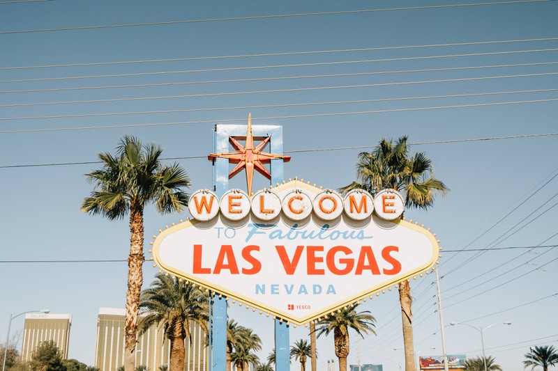 Das berühmte Las Vegas Ortsschild