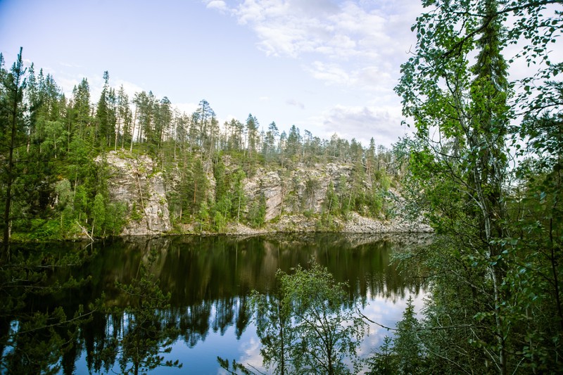 Der finnische Wald Hossa ist weniger bekannt und deshalb umso ruhiger.