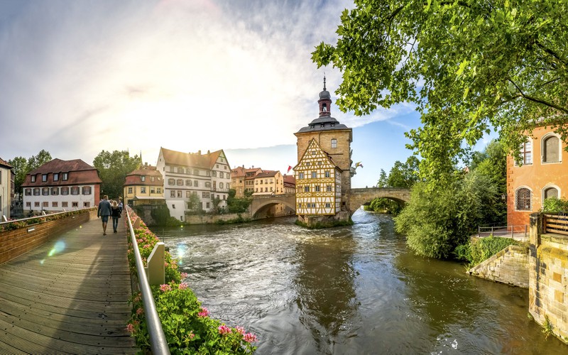 Die Altstadt in Bamberg wird dich verzaubern mit ihrem unversehrten, historischen Stadtkern.