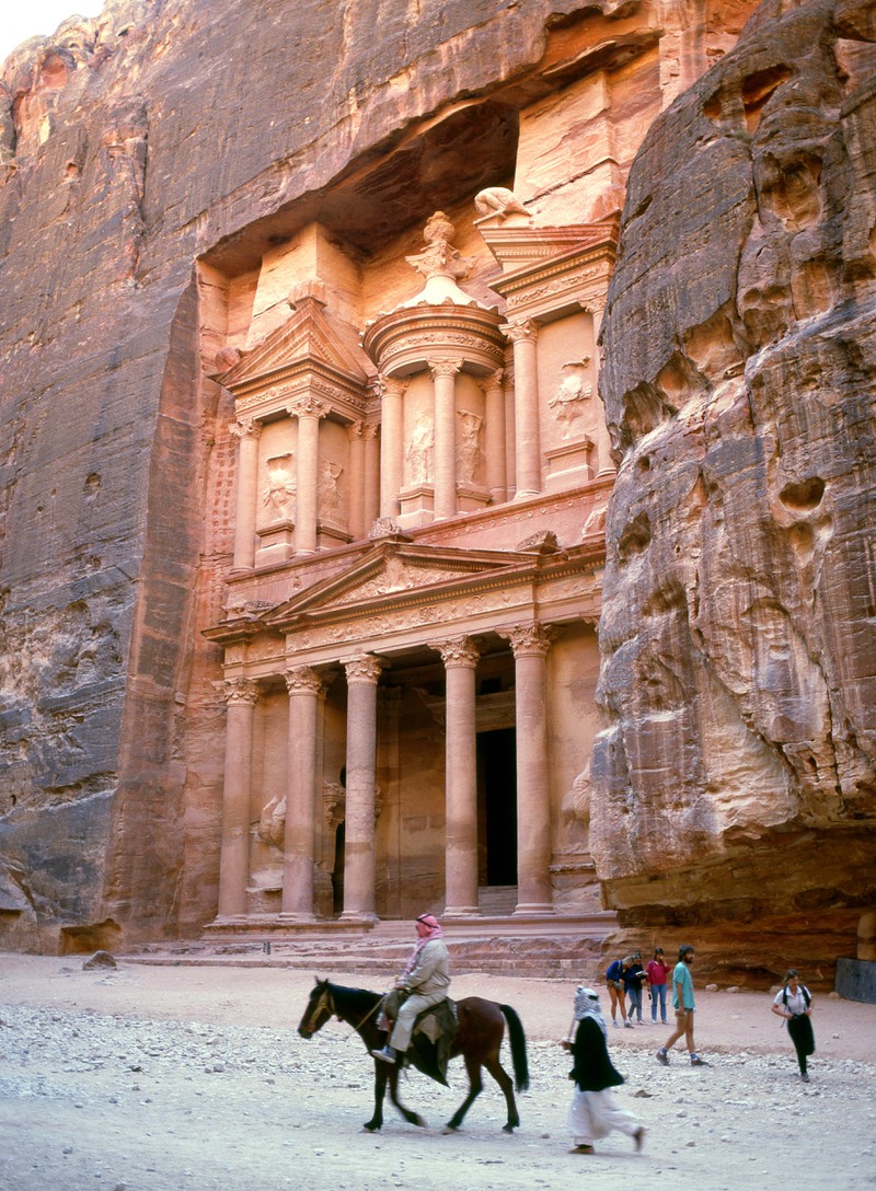 Petra in Jordanien ist ein unglaubliches Bauwerk