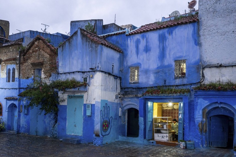 Chefchaouen ist möglicherweise die blaueste Stadt der Welt.