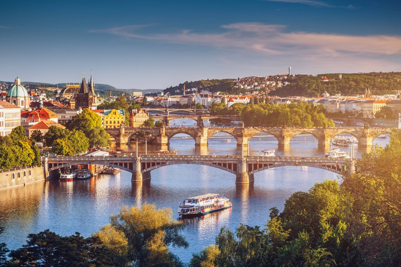 Dieses Bild zeigt die tschechische Hauptstadt Prag.