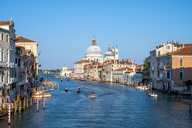 Der steigende Meeresspiegel sorgt dafür, dass Venedig irgendwann im Meer versinkt.