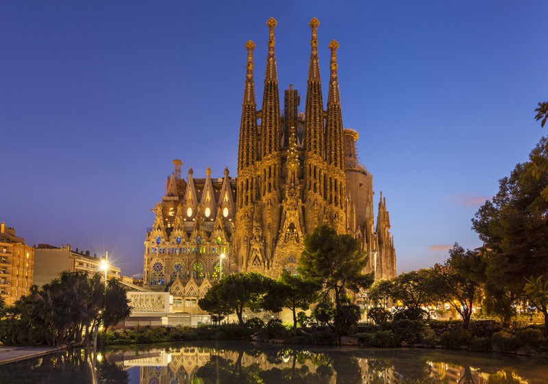 Die La Sagrada Familia in Barcelona ist eine echte Sehenswürdigkeit