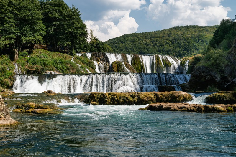Zu sehen ist der Una in Bosnien, ein Nationalpark in Europa.