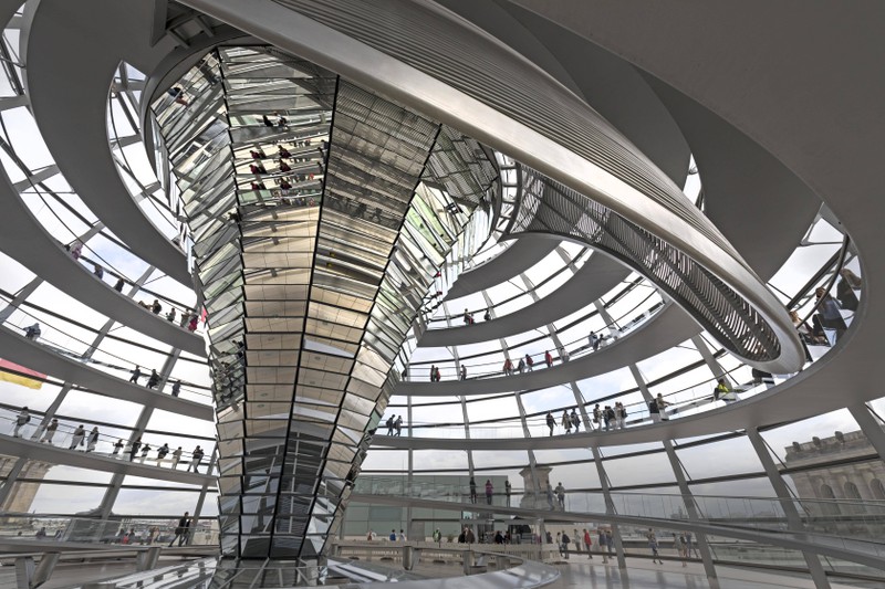 Auch die Reichstagskuppel eignet sich wunderbar für eine herrliche Aussicht.