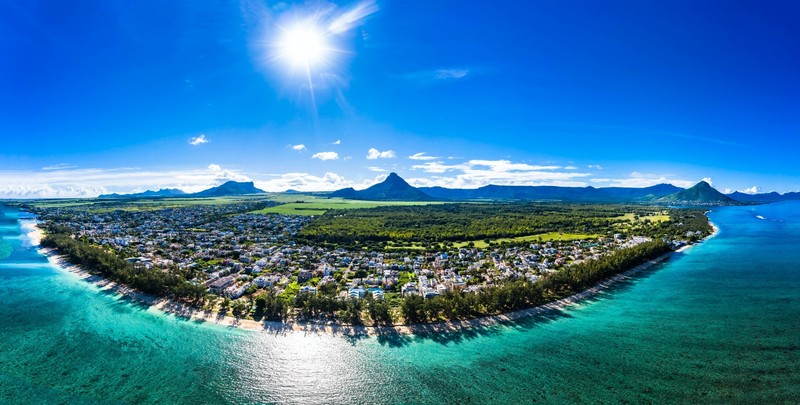 Die blauen Lagunen Mauritius sollte man einmal gesehen haben!