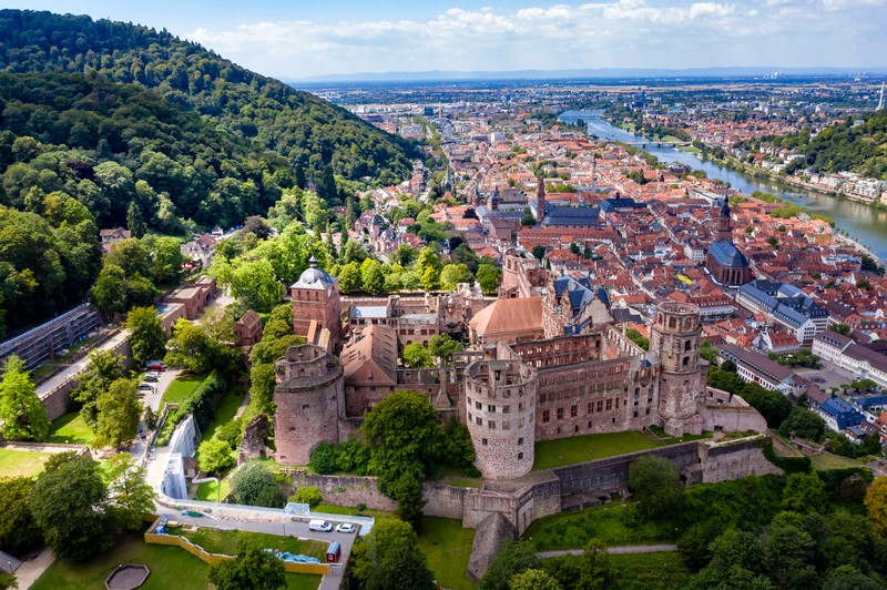 Die romantische Altstadt von Heidelberg steht als nächstes auf der Liste.
