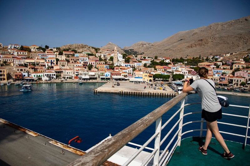 Dieses Bild zeigt die Insel Rhodos in Griechenland, die zu den schönsten Urlaubszielen zählt.