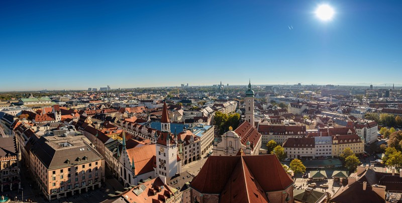 Dieses Bild zeigt die Stadt München in Deutschland.