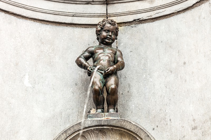 Manneguin Pisse, der berühmte Wasserspeier