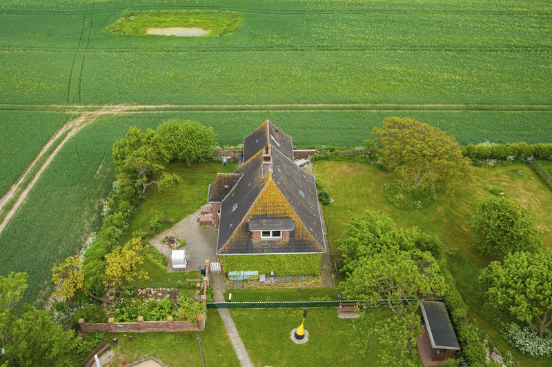 Nordseeküste von oben