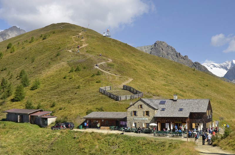 Eine Alm in Matrei in Osttirol, Österreich