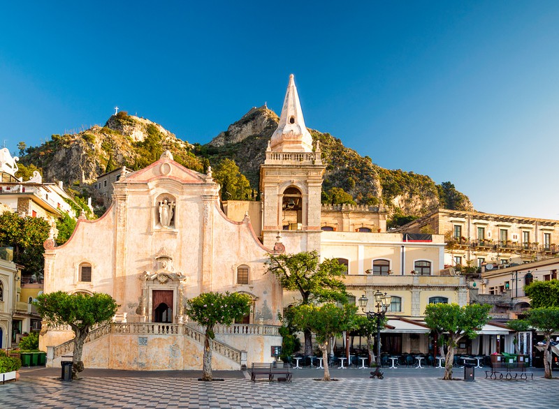 Taormina in Italien hat es noch nicht in die Reihen der Instagram-berühmten Orte geschafft.