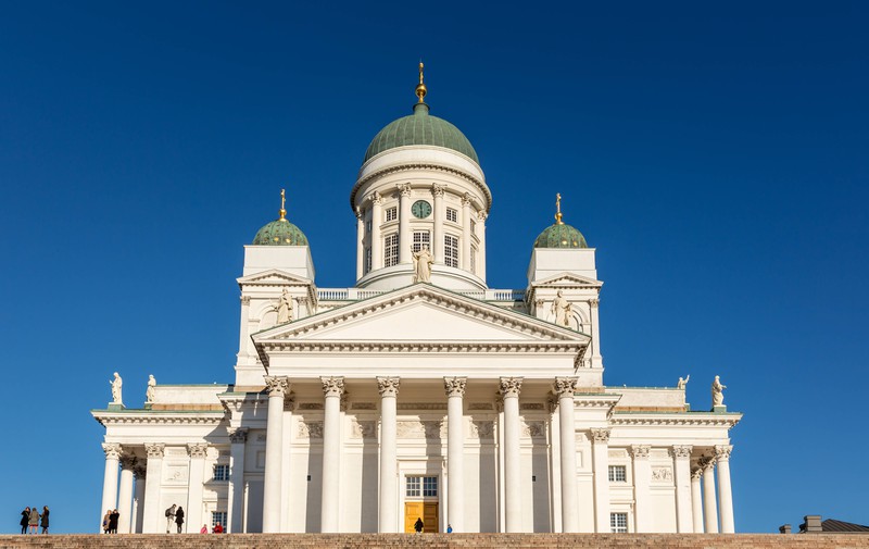 Das ist der berühmte Dom von Helsinki.