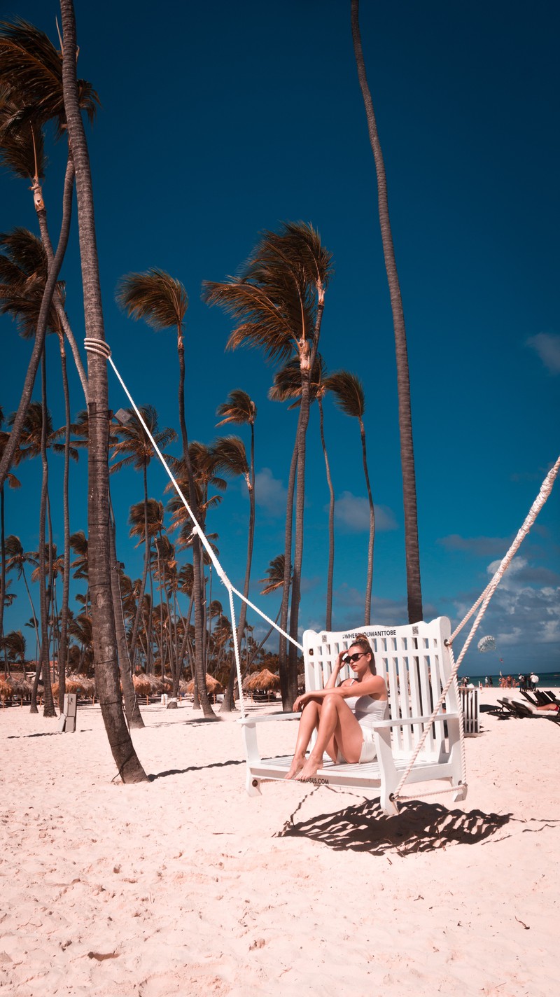 Frau am Strand