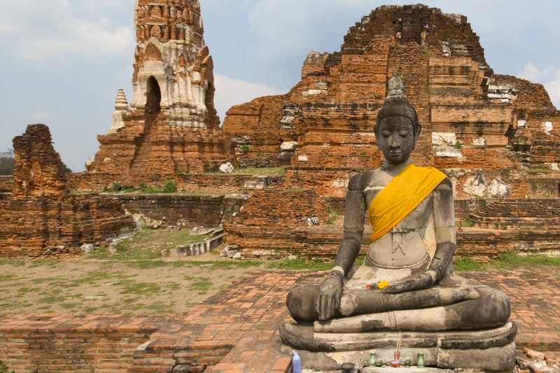 Ayutthaya in Thailand muss jeder Tourist gesehen haben.