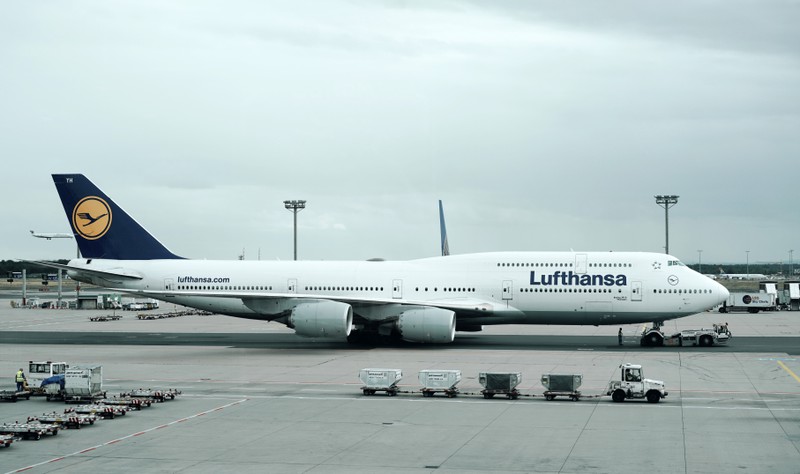 flugzeug, lufthansa