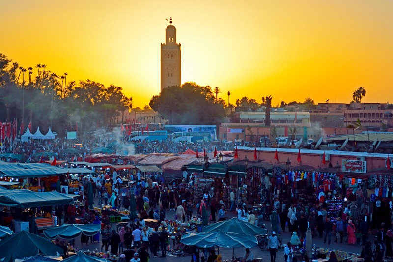 Marrakesh ist für Silvester etwas ganz anderes.
