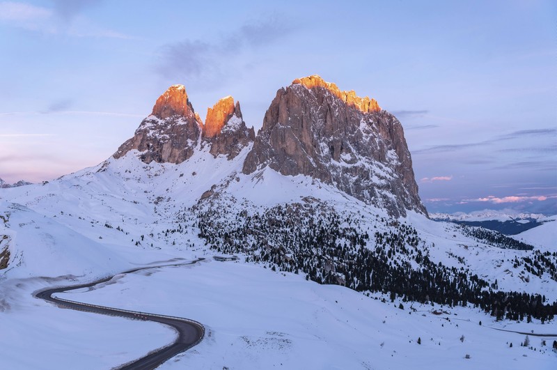 Skifahren in Gröden ist besonders schön.