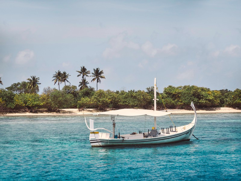 Zauberhafte Landschaft auf den Malediven