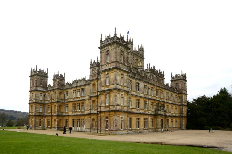 Das Highclere Castle diente als Kulisse für die Serie "Downton Abbey"