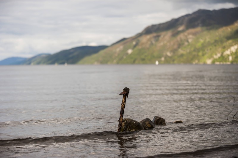 Das Loch Ness in Schottland