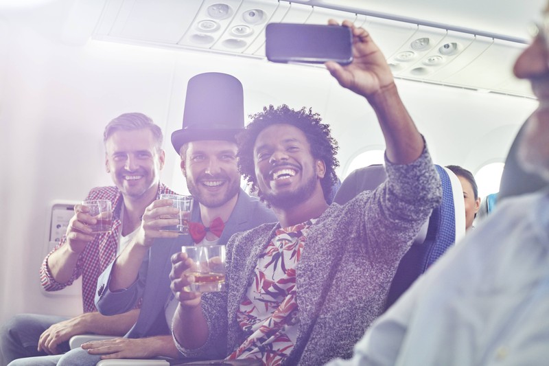 Fast keiner möchte freiwillig den Mittelplatz im Flugzeug nehmen