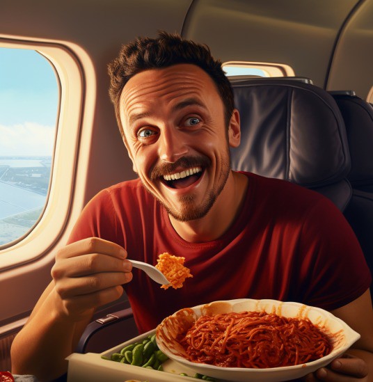 Das Vermeiden von blähenden Lebensmitteln wie Bohnen, Kohl und Brokkoli an Bord von Flugzeugen ist ratsam, da diese Lebensmittel Gase im Verdauungstrakt produzieren können.
