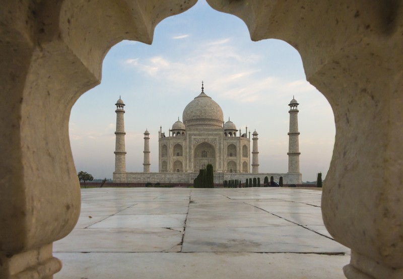 Das Taj Mahal steht in Indien. Aber wie heißt die gesuchte Hauptstadt?