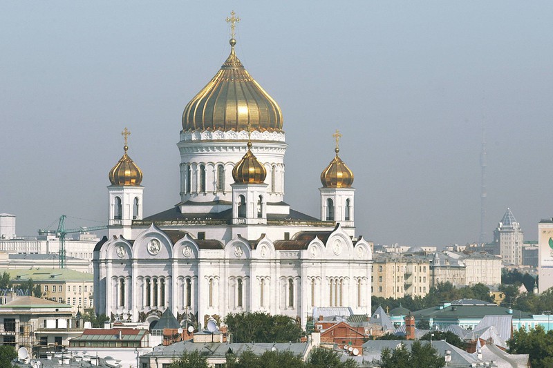 Die Christ-Erlöser-Kathedrale liegt in der Hauptstadt Russlands.