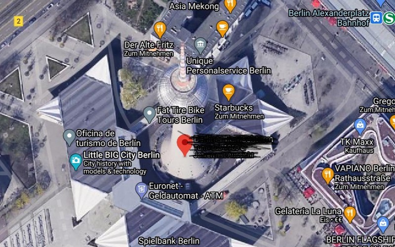 Die Sehenswürdigkeit auf dem Satellitenbild steht in Berlin.