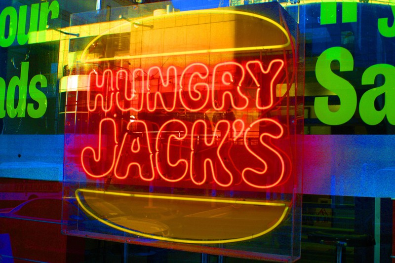 Burger Kind heißt in Australien ganz anders, nämlich Hungry Jack's