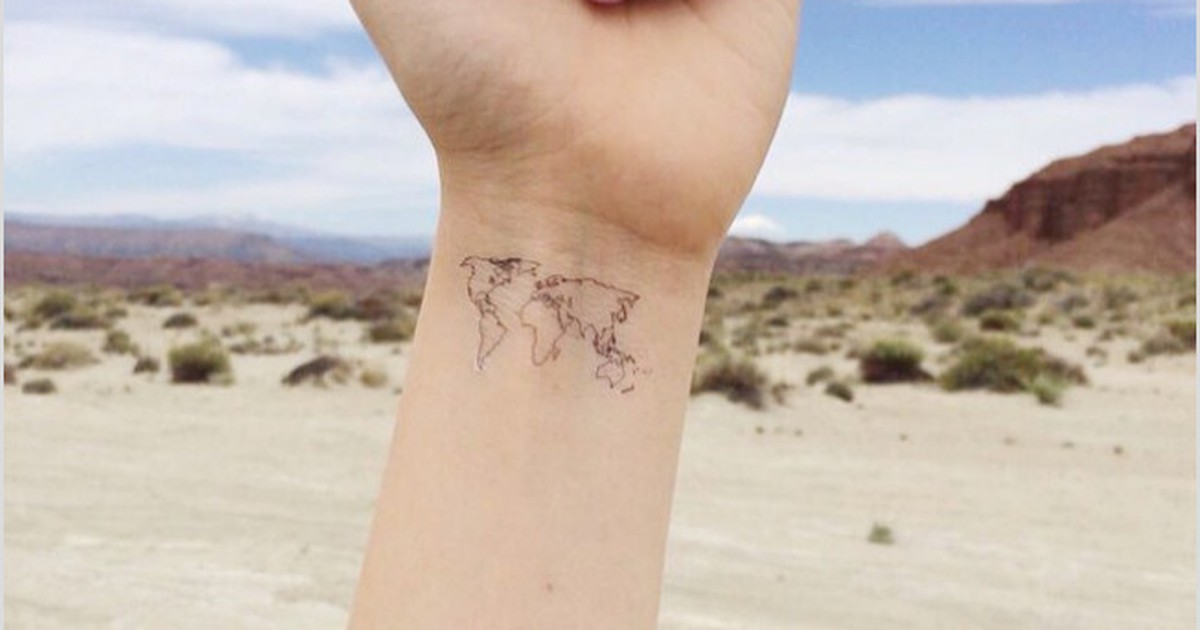 Mini-Tattoos, die dir Lust auf die nächste Reise machen