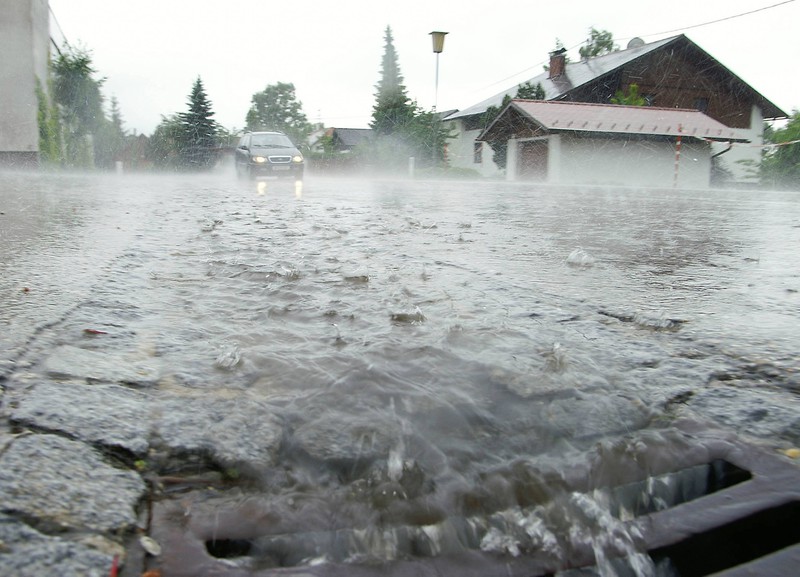 In Balderschwang hat es innerhalb einer Stunde am meisten geregnet.