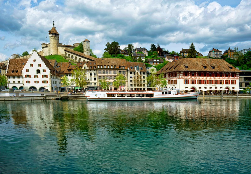 Schaffhausen ist die nördlichste Stadt der Schweiz