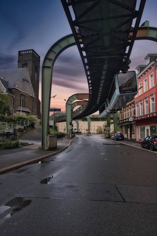 Die Schwebeahn in Wuppertal gibt es seit 1901.
